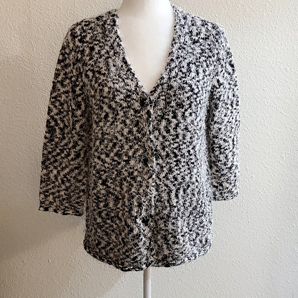 Black and White Sweater/ Jacket